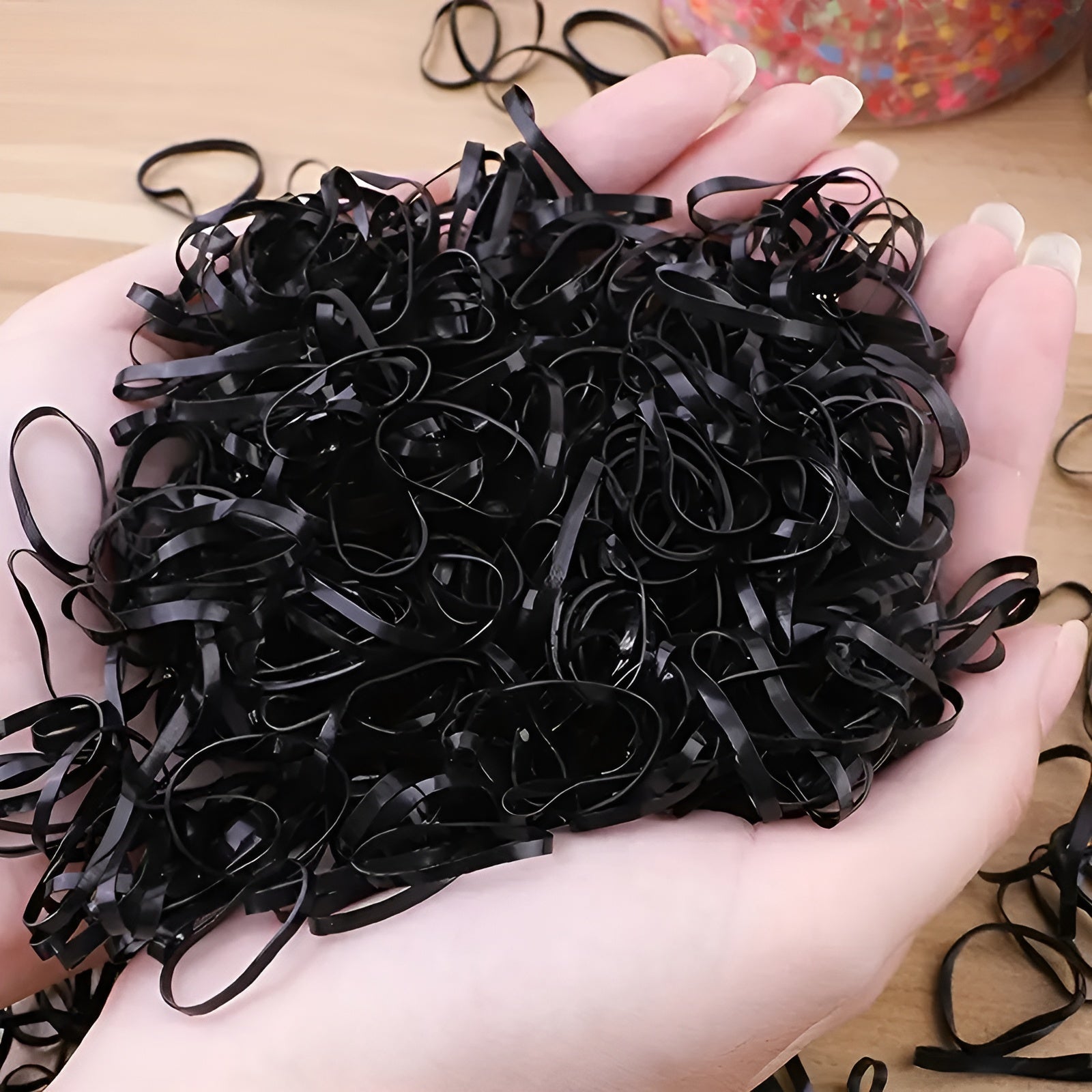 Ligas elásticas para el cabello para niñas (1000 unidades) – Tienda online NQLN Store Venezuela