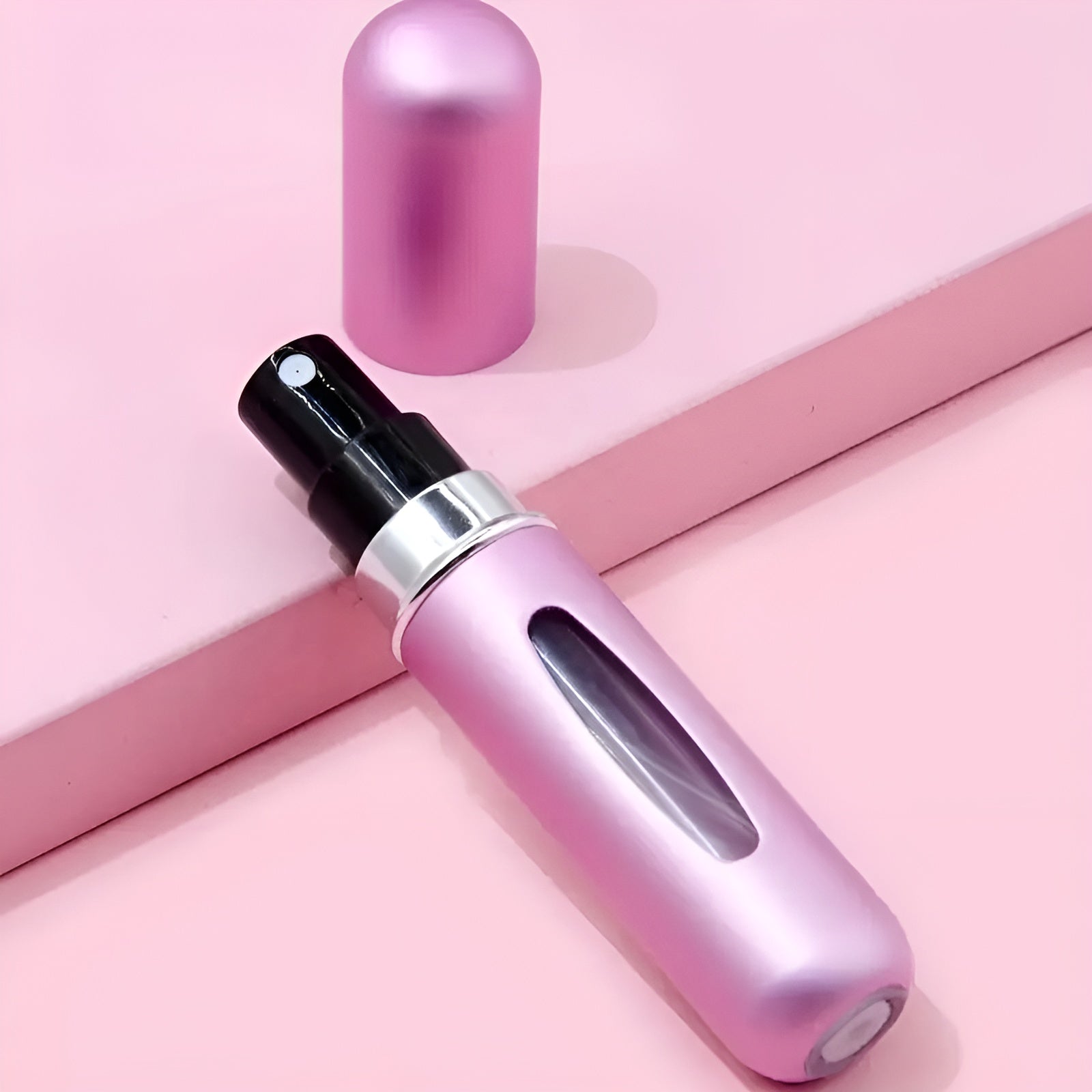 Botella de perfume de 5ml Recargable – Vista de cerca del producto – NQLN Store