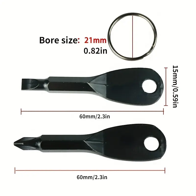 Mini llavero de bolsillo de destornillador – Vista adicional – Disponible en NQLN Store Venezuela