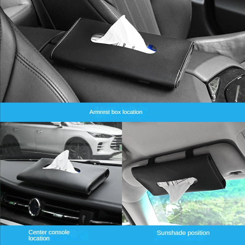 Porta pañuelos para carro – Vista adicional – Disponible en NQLN Store Venezuela