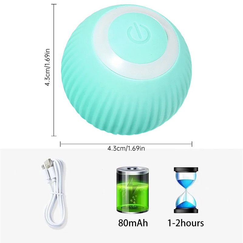 Pelota interactiva para gato para mascota – Vista adicional – Disponible en NQLN Store Venezuela