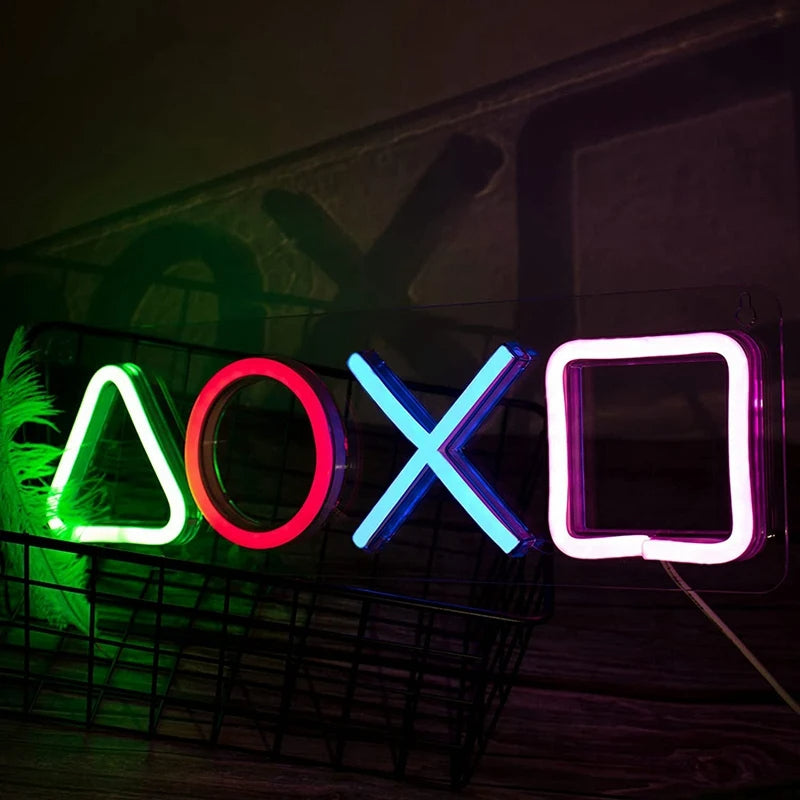 Iluminacion ambietal Play station en neon – NQLN Store Venezuela, tienda online con envío a todo el país