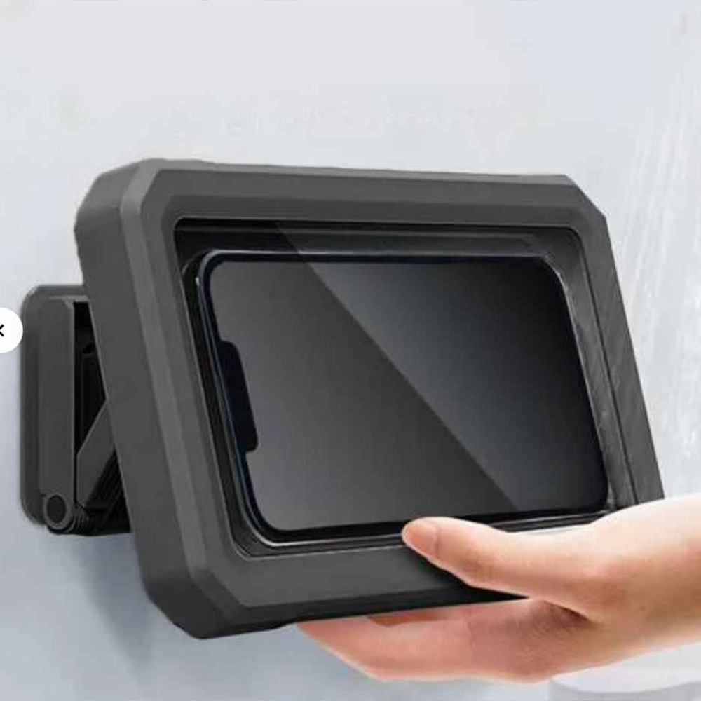 Protector y soporte de teléfono móvil impermeable para colgar en la pared – Detalle de calidad y acabado – NQLN Store