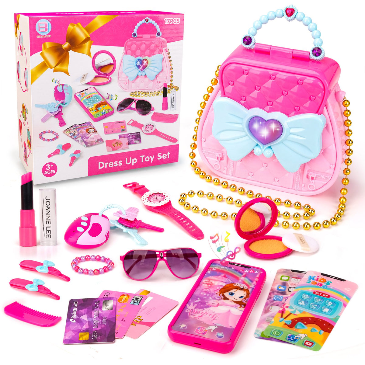 Cartera para ninas de 17 piezas – Vista detalle del producto – NQLN Store