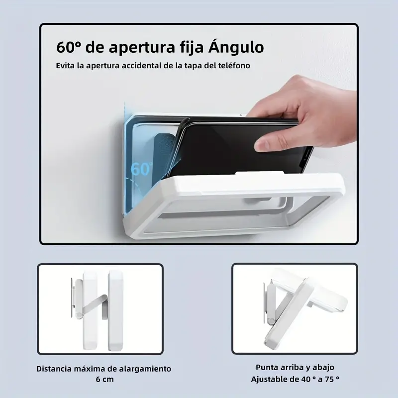 Protector y soporte de teléfono móvil impermeable para colgar en la pared – Comprar al mejor precio en NQLN Store Venezuela