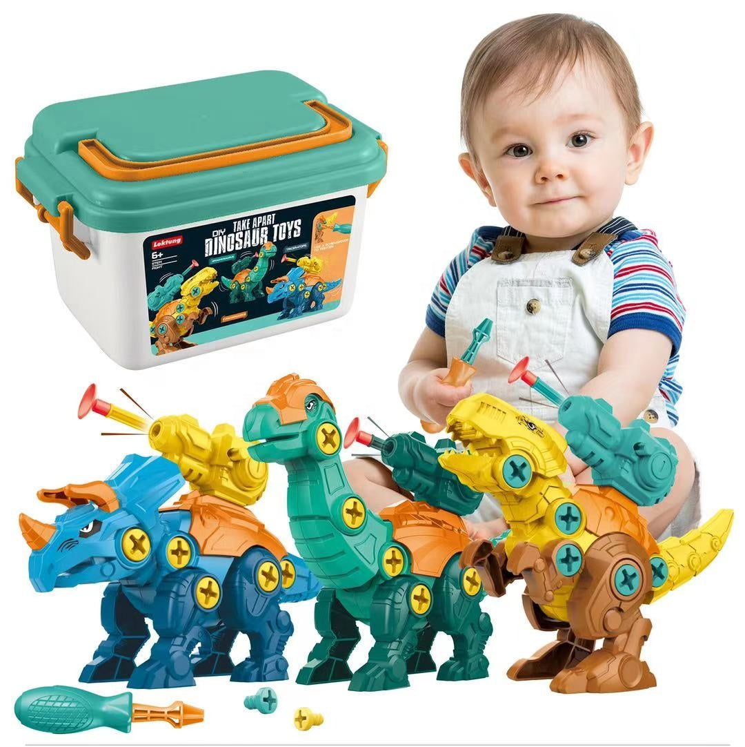 Juguete de armar dinosaurios con accesorios – Tienda online NQLN Store Venezuela