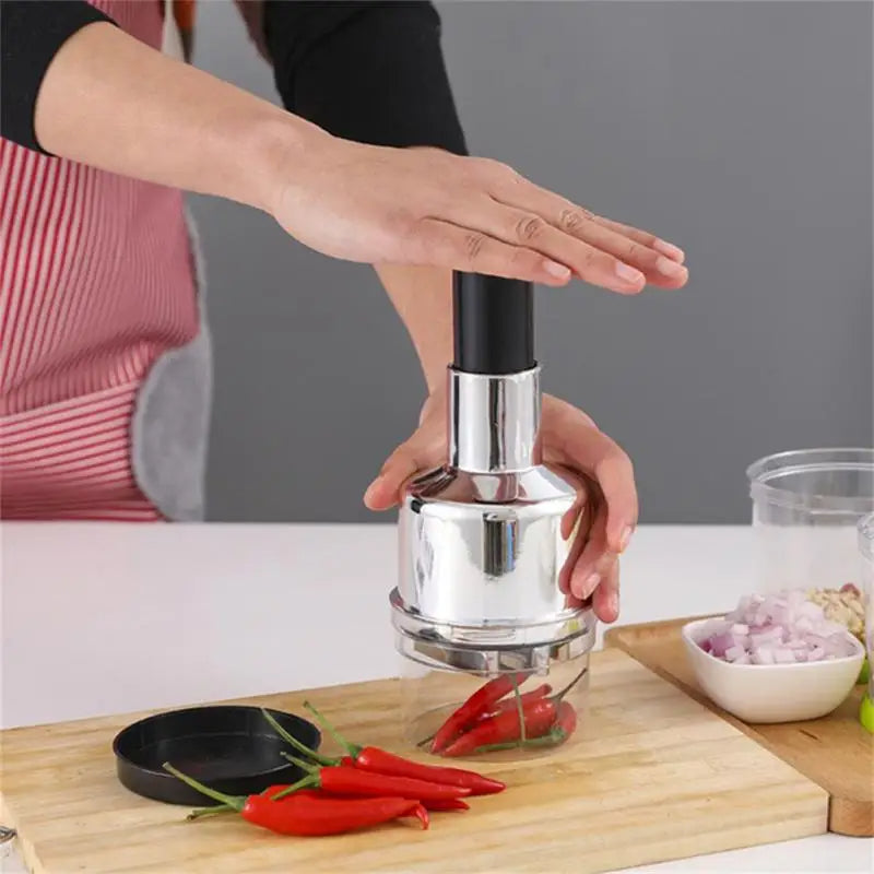 Mini picador de alimentos manual – Vista detalle del producto – NQLN Store