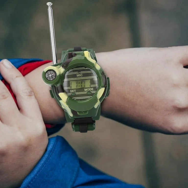 Reloj y radio tipo walkie talkie para ninos (Pack de 2) – Detalle y presentación – NQLN Store Venezuela