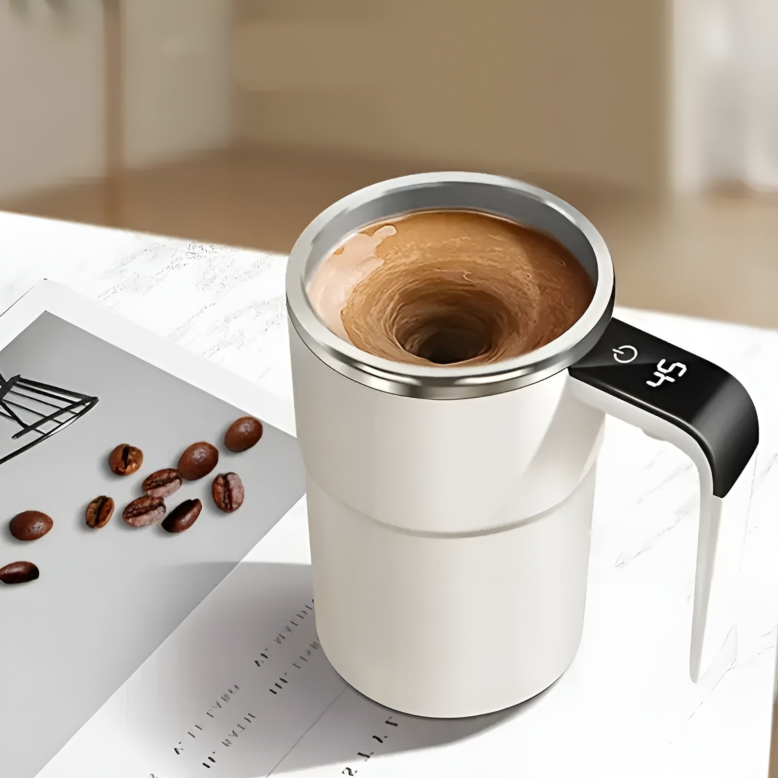 Taza de Café Eléctrica con Carga USB – Disponible en NQLN Store con envío gratis desde $20