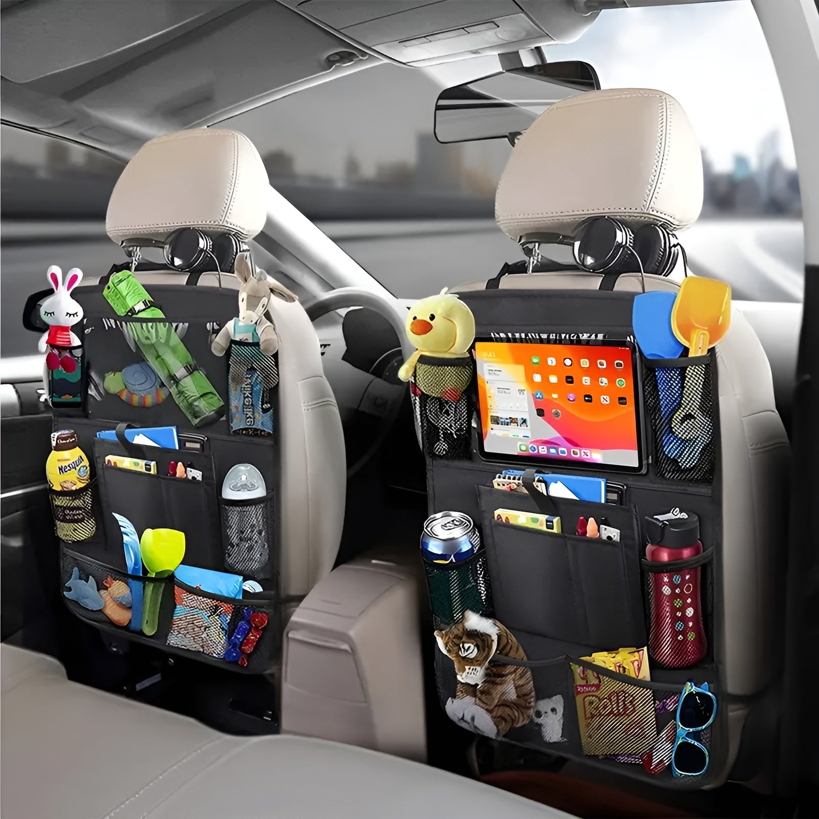 Organizador para asiento trasero de carro (1 unidad) – Presentación del producto – Comprar en NQLN Store