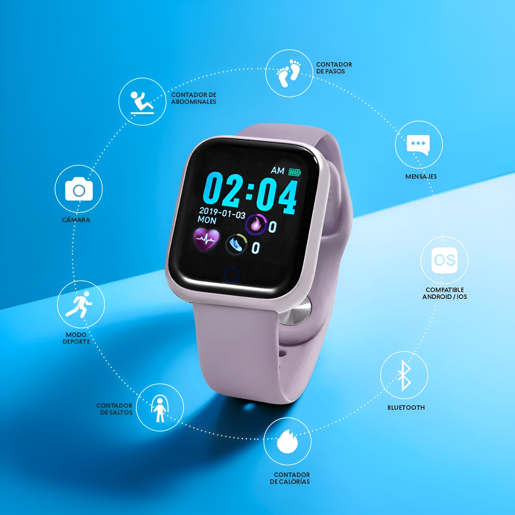 Reloj inteligente Y68 D20 – Al mejor precio en NQLN Store Caracas y Margarita
