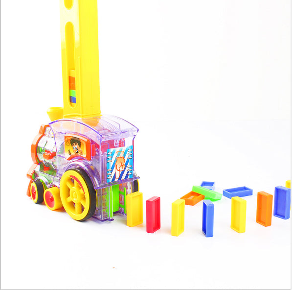 Juego de 80 bloques de tren Domino para niños – Detalle de calidad y acabado – NQLN Store
