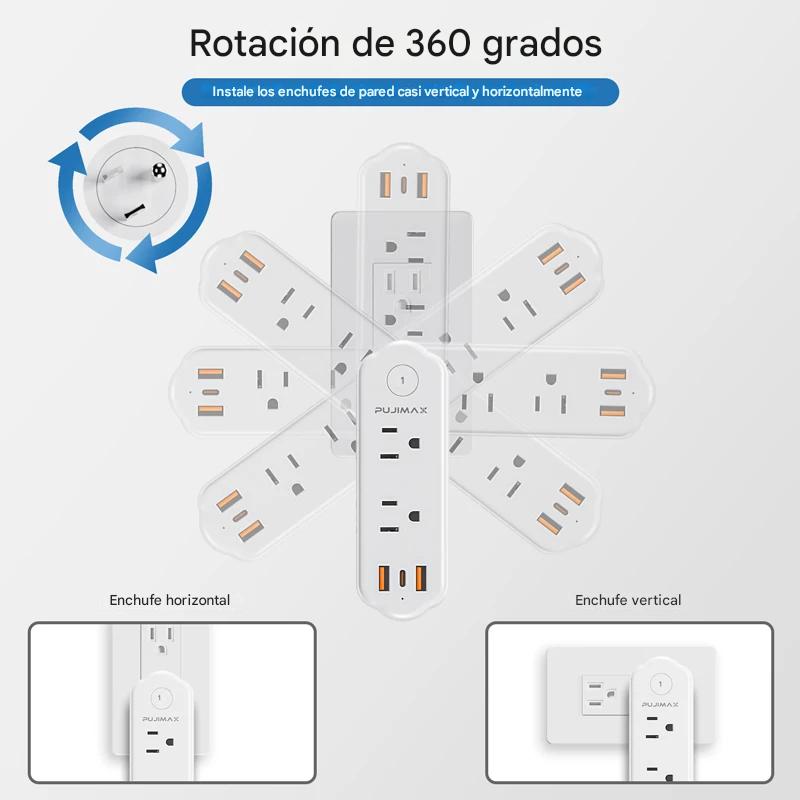 Adaptador de Pared giratorio PUJIMAX – Vista adicional – Disponible en NQLN Store Venezuela