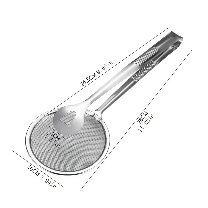Colador de malla de acero inoxidable – Vista detalle del producto – NQLN Store