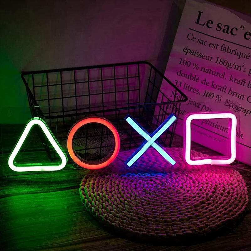 Iluminacion ambietal Play station en neon – Presentación del producto – Comprar en NQLN Store