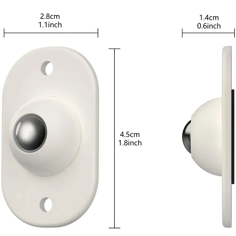Mini Ruedas de bola autoadhesiva (Pack de 4) – Disponible en Caracas y Margarita – NQLN Store