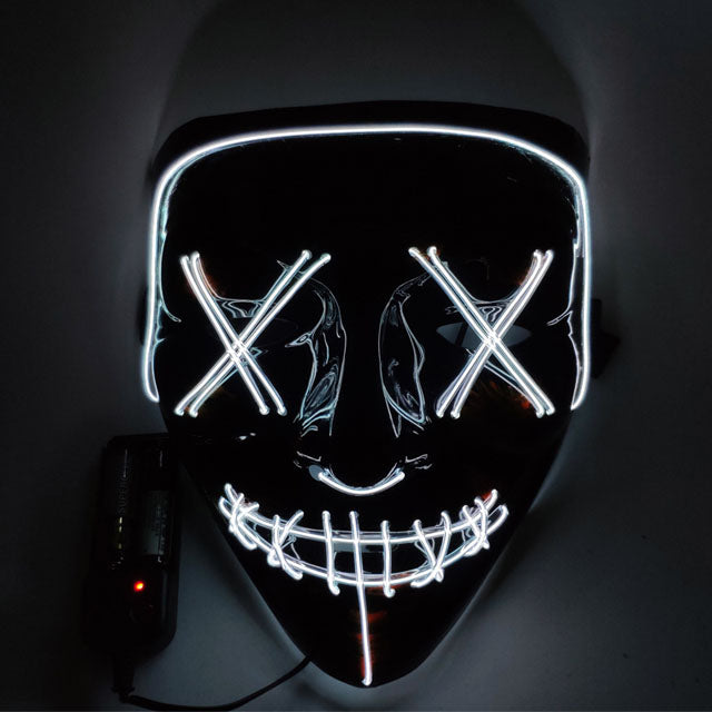 Mascara Led para disfraz – Vista de cerca del producto – NQLN Store