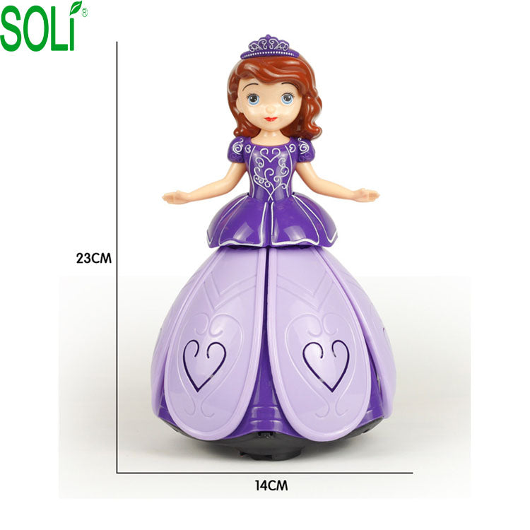 Muñeca princesa bailarina giratoria 360 grados – Vista detalle del producto – NQLN Store