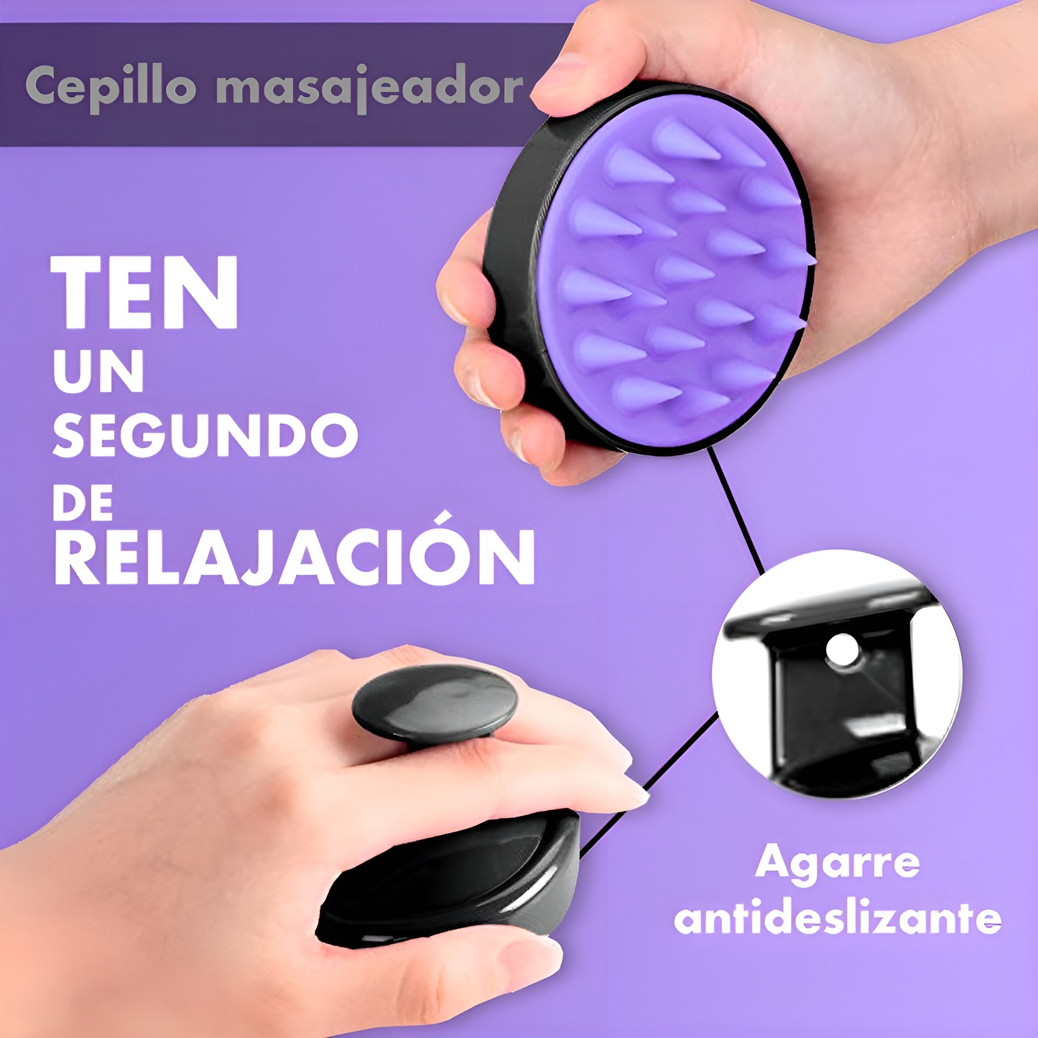 Peine masajeador de silicona para cuero cabelludo – Tienda online NQLN Store Venezuela