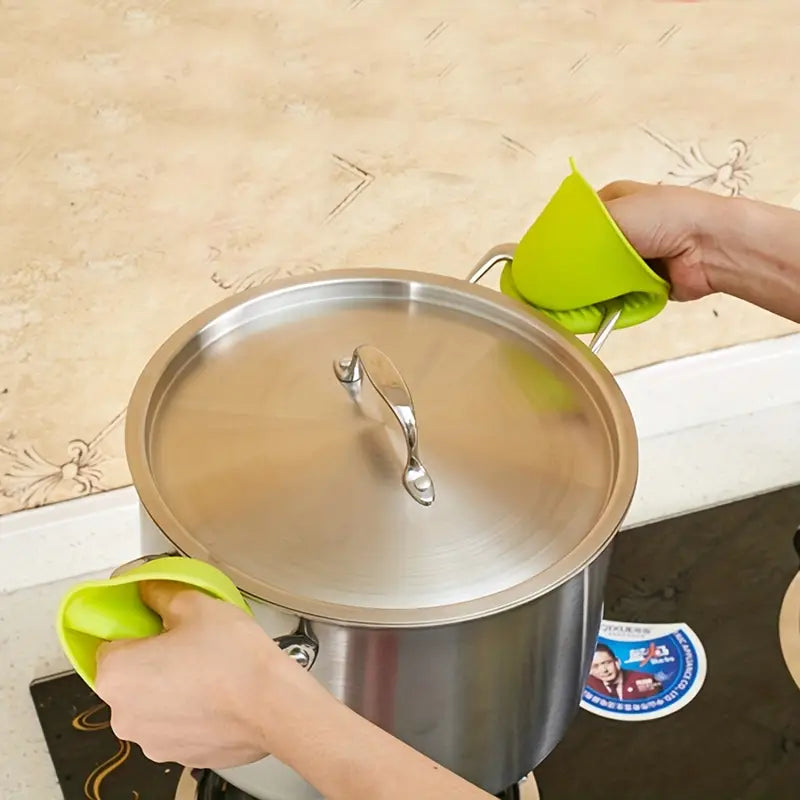 Mini guantes para horno de silicona gruesos (2 unidades) – Vista detalle del producto – NQLN Store