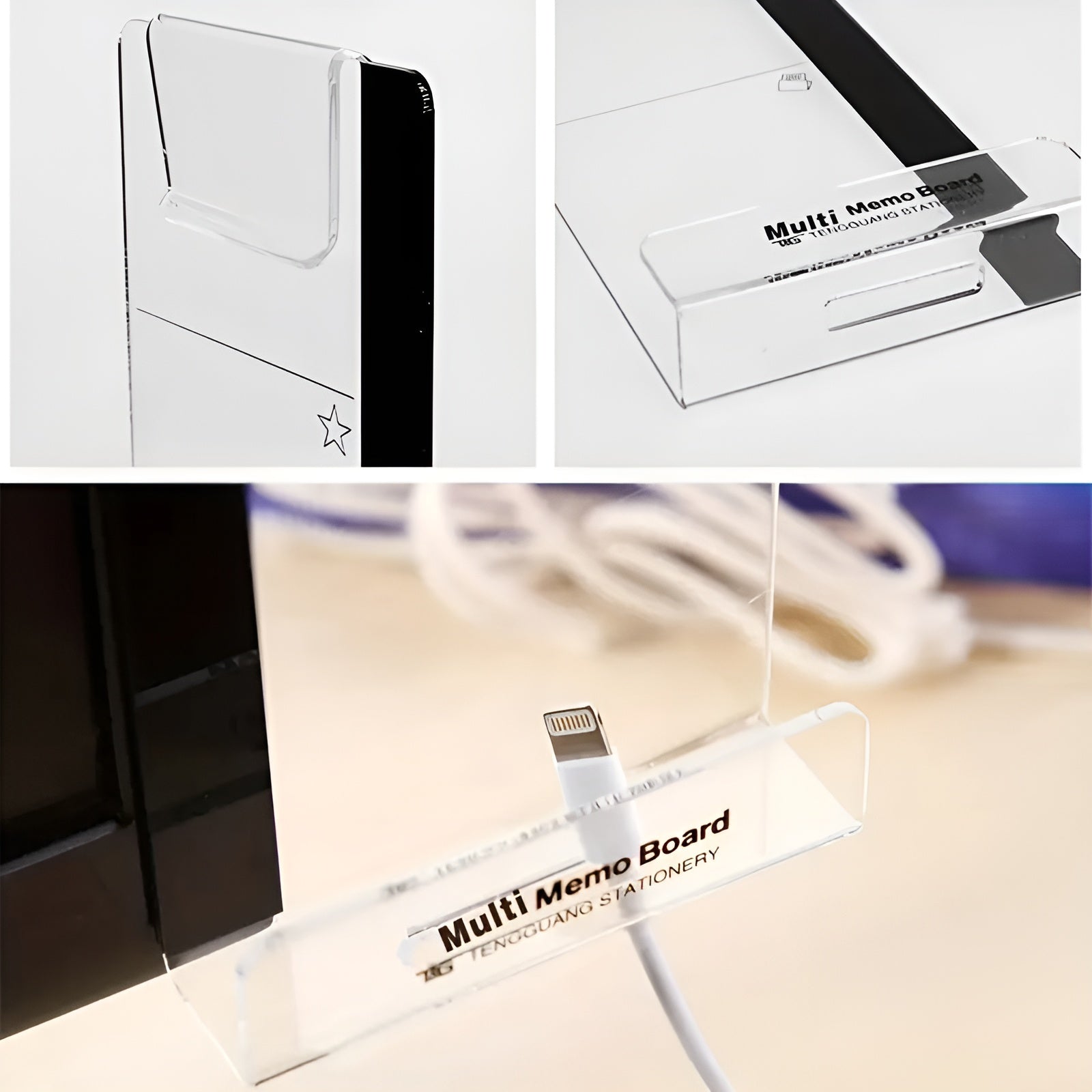 Tablero transparente de notas para monitor – Tienda online NQLN Store Venezuela