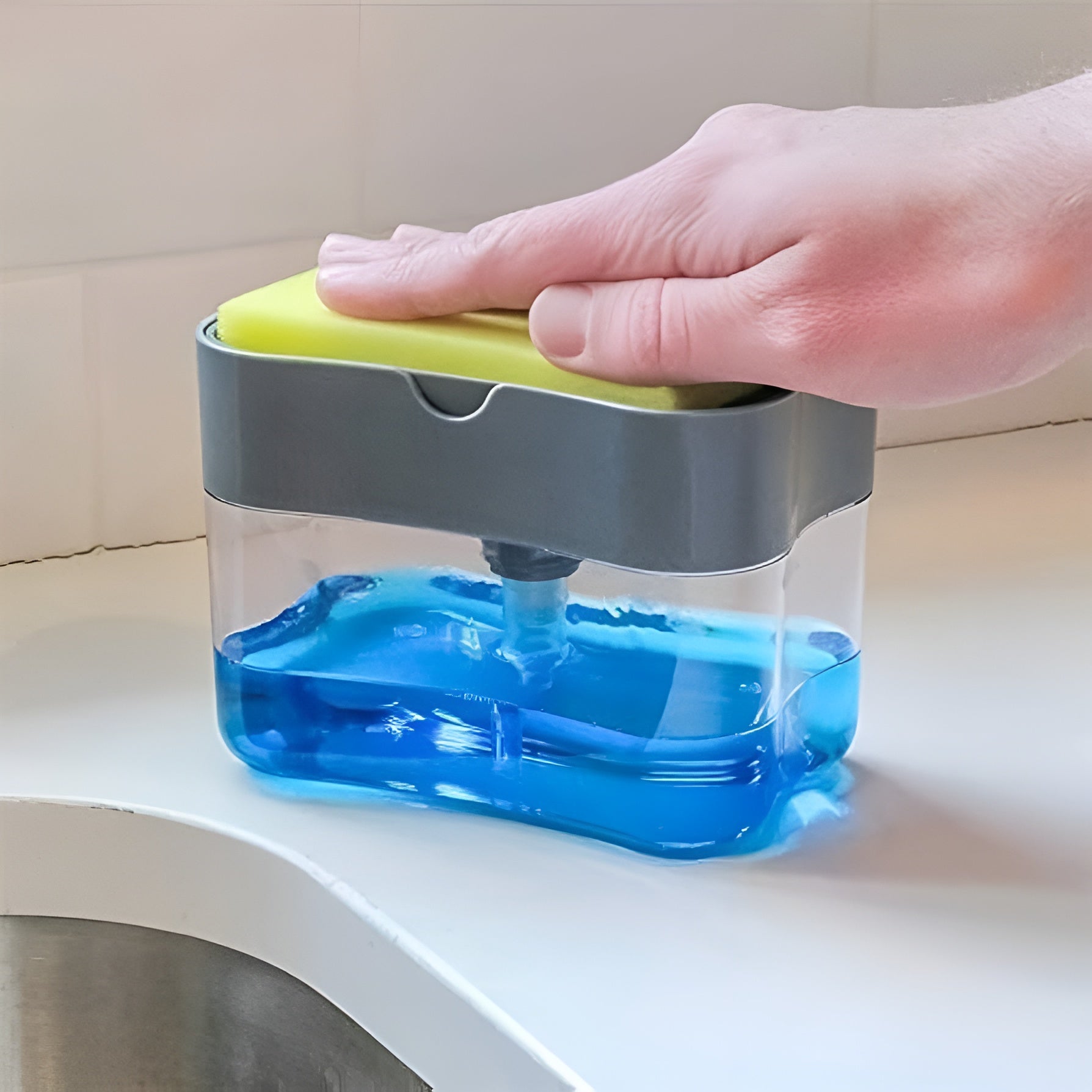 Dispensador de jabon para platos para cocina – Detalle y presentación – NQLN Store Venezuela