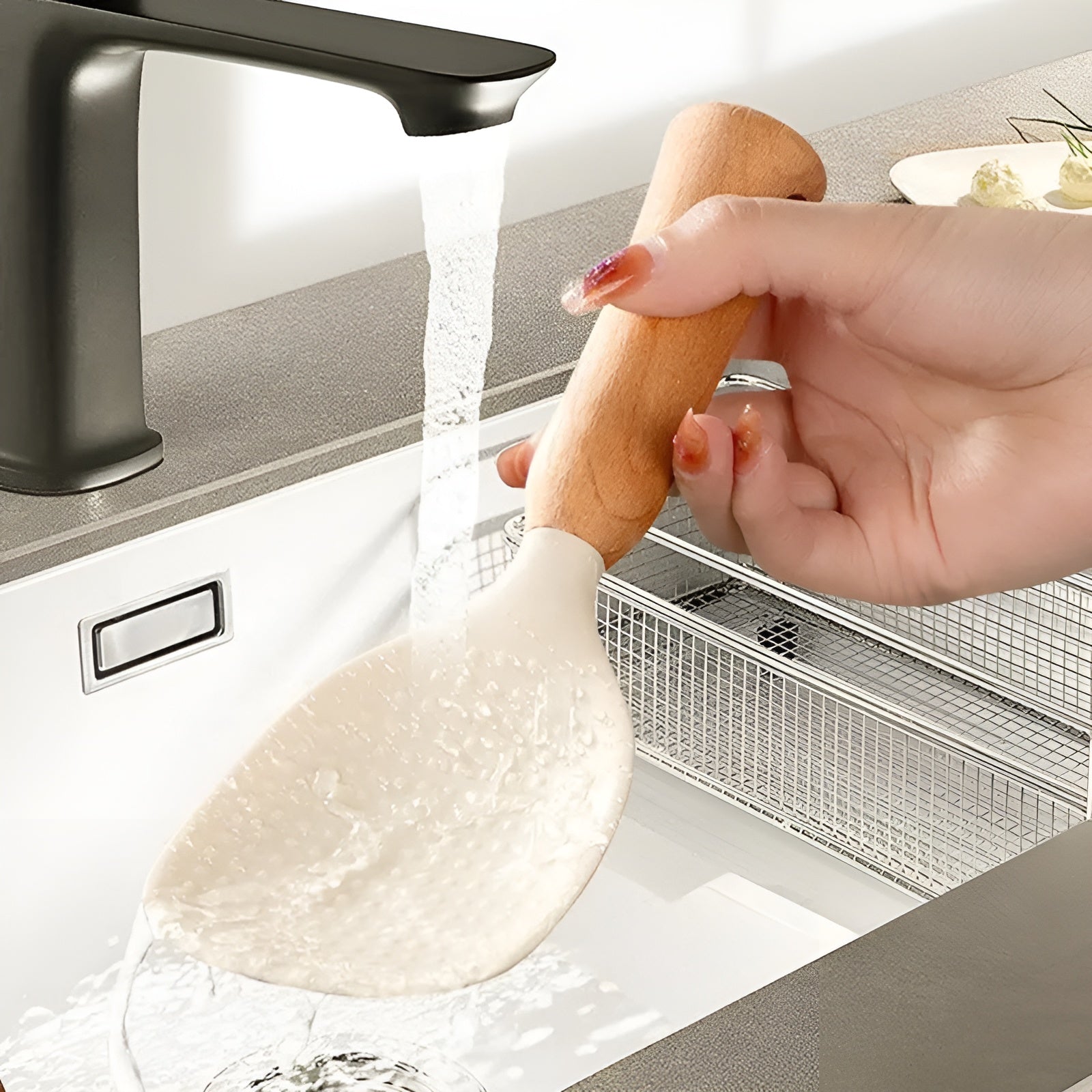 Espátula de silicona con mango – Tienda online NQLN Store Venezuela
