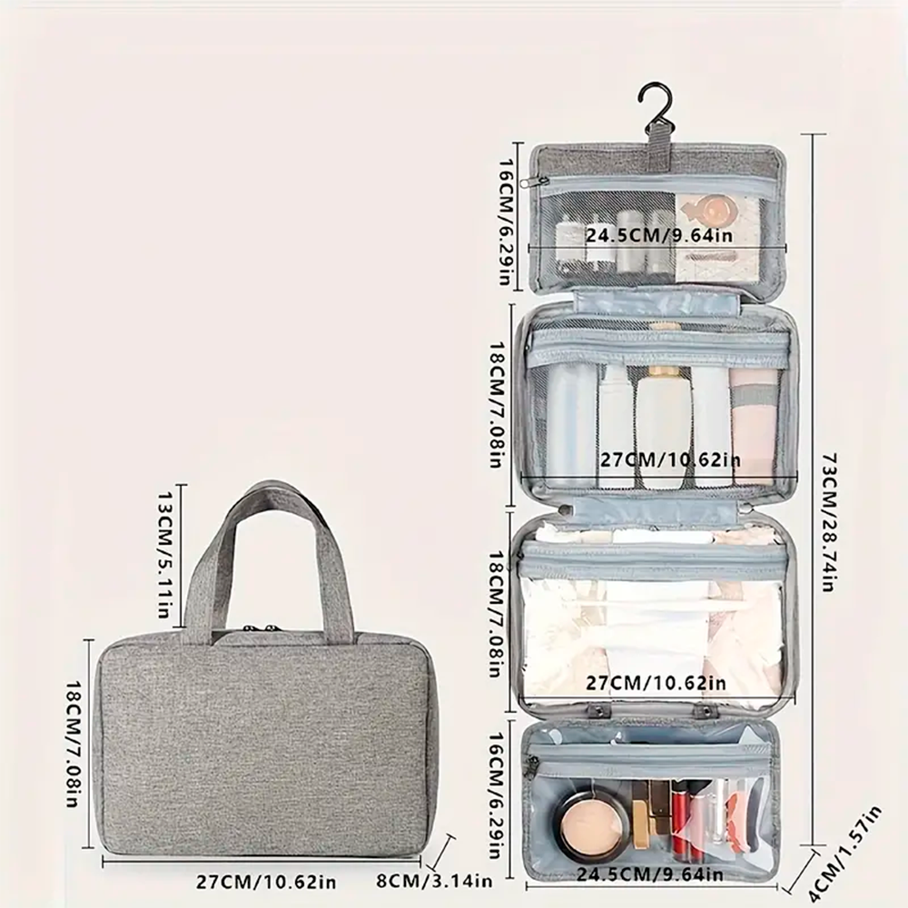 Organizador de viaje plegable – Vista de cerca del producto – NQLN Store