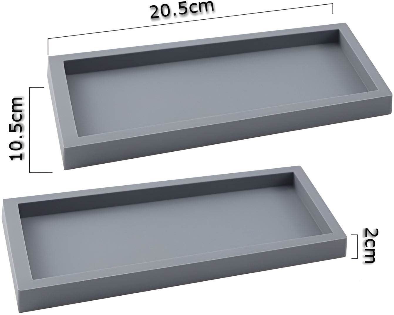 Bandeja de Silicona para Accesorios de Baño – Detalle y presentación – NQLN Store Venezuela