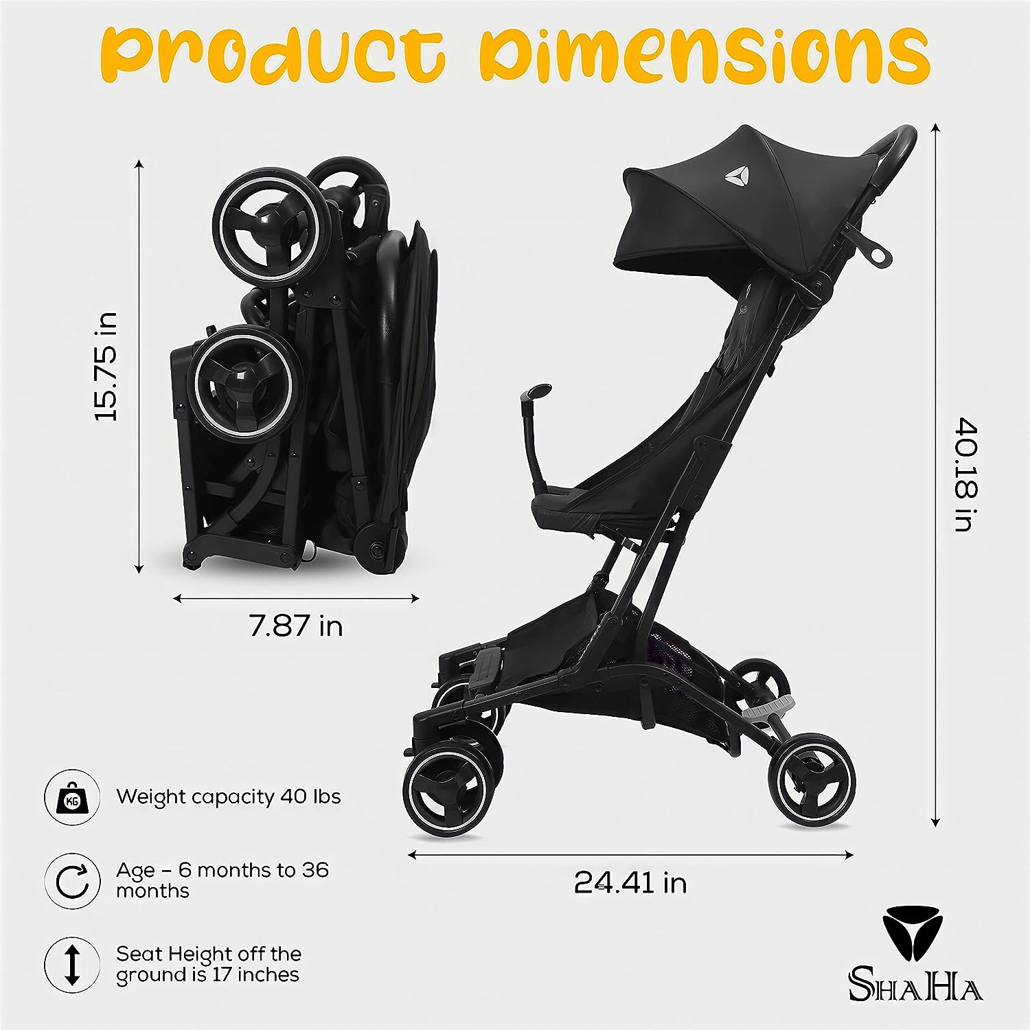 Coche de bebe Plegable Compacto y Ligero – Envío a toda Venezuela – NQLN Store