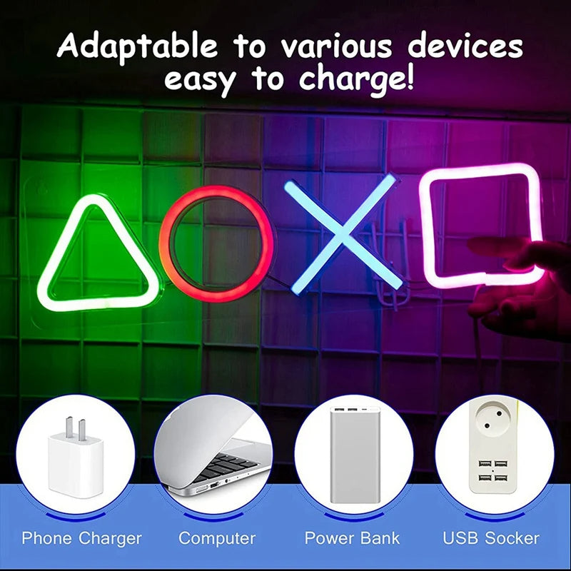 Iluminacion ambietal Play station en neon – Al mejor precio en NQLN Store Caracas y Margarita