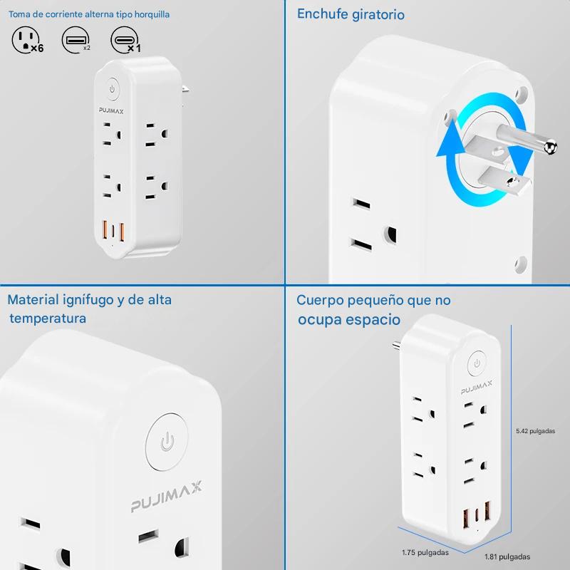Adaptador de Pared giratorio PUJIMAX – Envío a toda Venezuela – NQLN Store