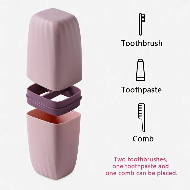 Estuche para cepillo de dientes portátil para viaje – Vista de cerca del producto – NQLN Store