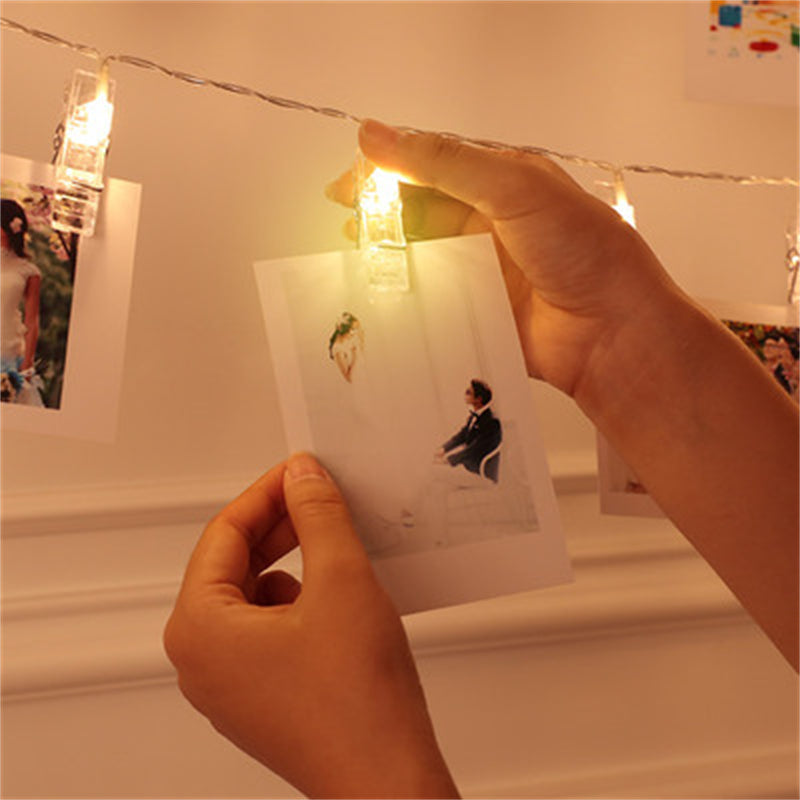 Cadena de Luces con Ganchos para Fotos – Tienda online NQLN Store Venezuela