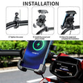 Soporte para teléfono de motocicleta con cargador inalámbrico Qi de 15 W – Comprar al mejor precio en NQLN Store Venezuela