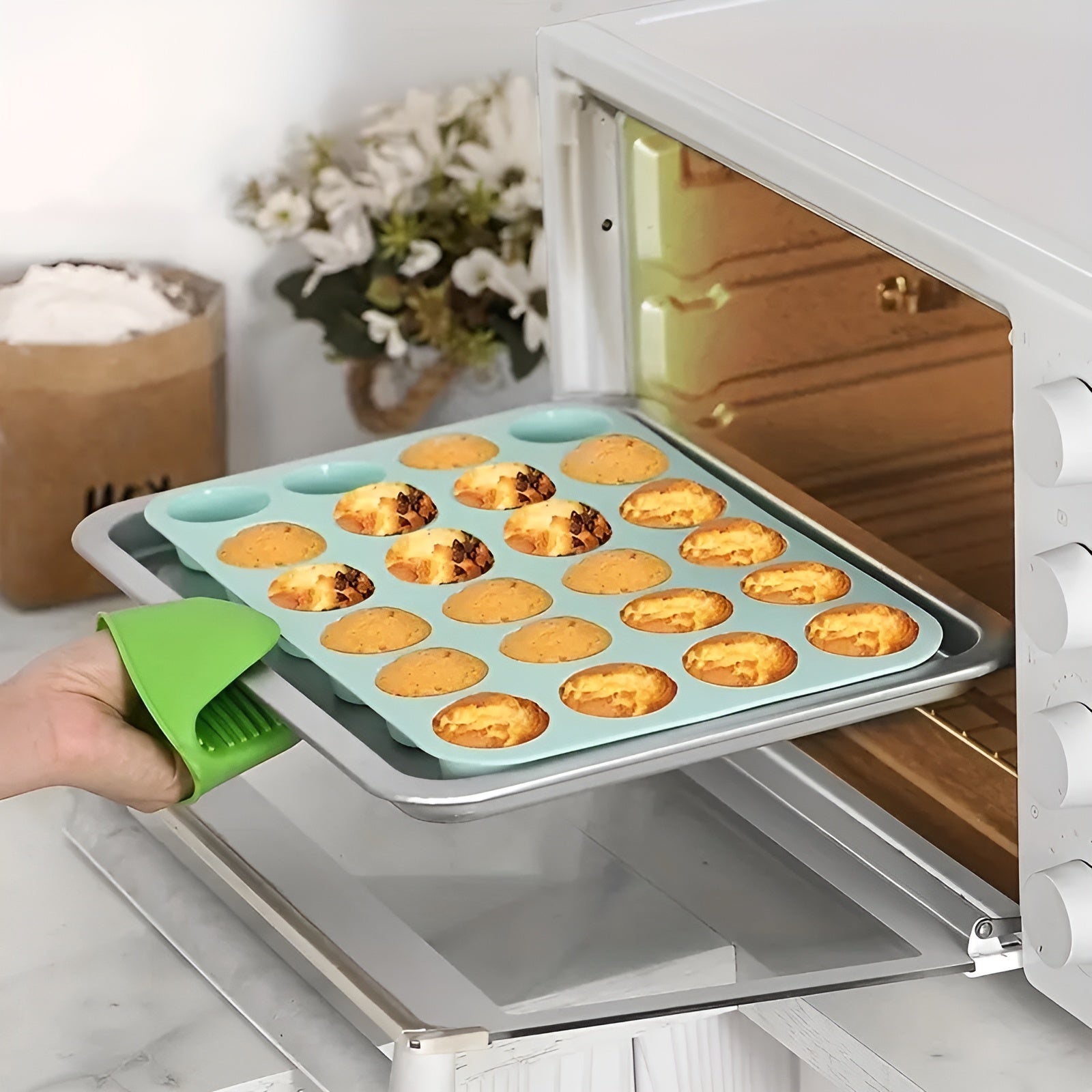 Bandeja de silicona para cupcakes – Envío a toda Venezuela – NQLN Store