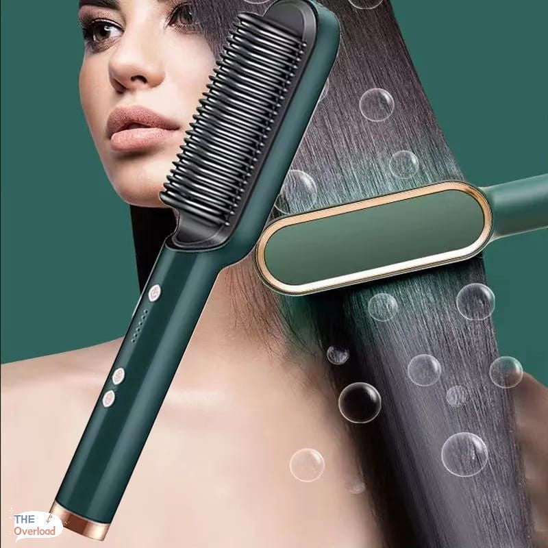 Plancha de cabello combinada 2 en 1 con peine de calor medio para pelo – Presentación del producto – Comprar en NQLN Store