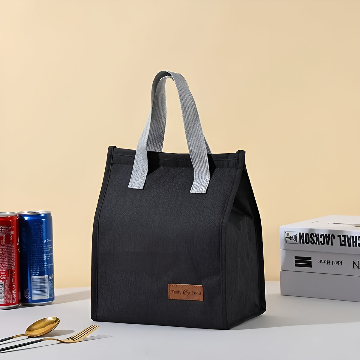Lonchera térmica para almuerzo – Vista de cerca del producto – NQLN Store