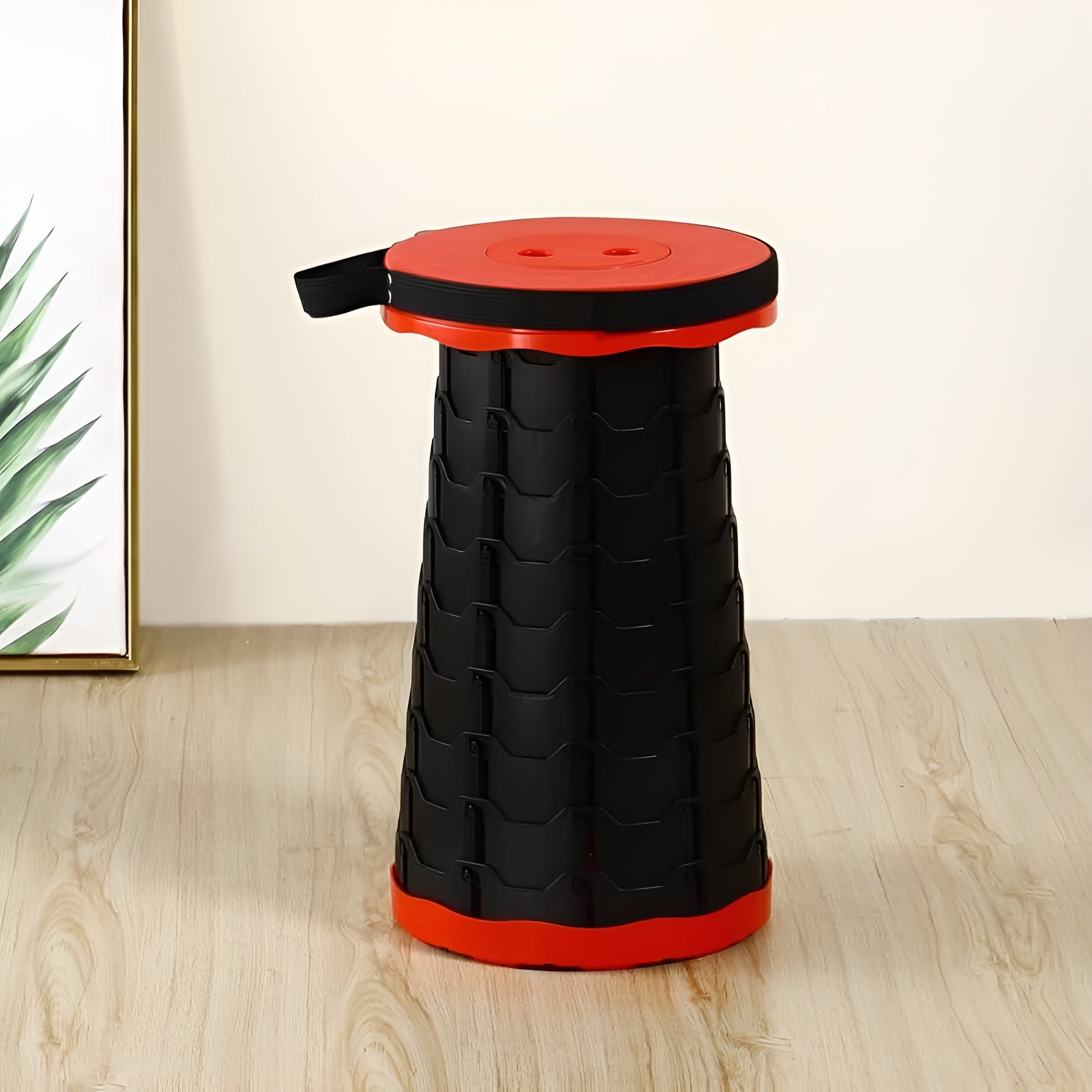 Taburete plegable flexible y portátil en forma de disco – Tienda online NQLN Store Venezuela