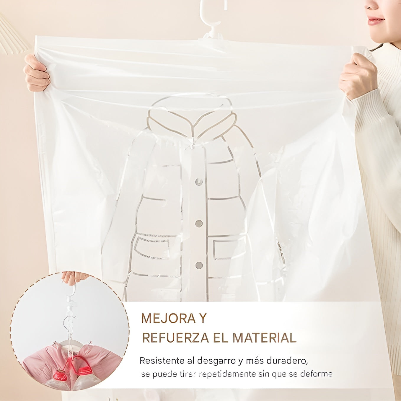 Bolsa colgante para ropa de compresión al vacío – Envío a toda Venezuela – NQLN Store