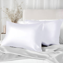 Fundas de almohada de satén