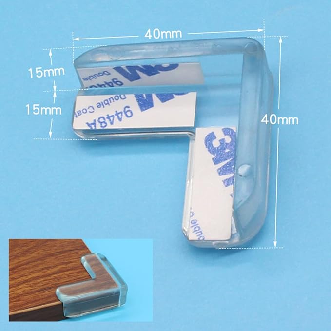 Protector de esquinas de mueble para bebe (Pack de 12) – Detalle y presentación – NQLN Store Venezuela