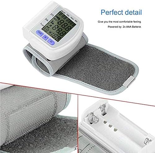 Monitor de presión arterial de muñeca con pantalla LCD Digital tensiometro – Tienda online NQLN Store Venezuela
