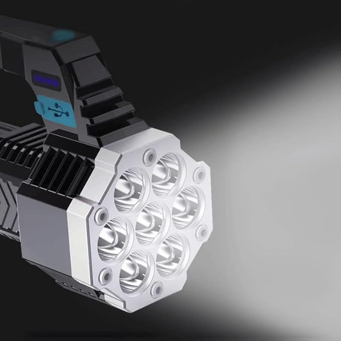 Linternas fuertes de 7 LED recargable por USB – NQLN Store Venezuela, tienda online con envío a todo el país
