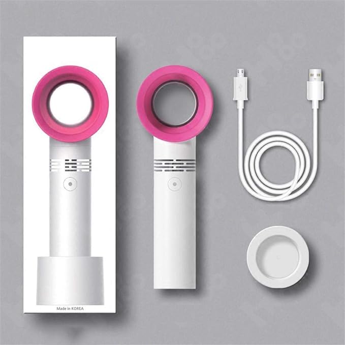 Mini ventilador sin aspas con cable USB – Detalle de calidad y acabado – NQLN Store