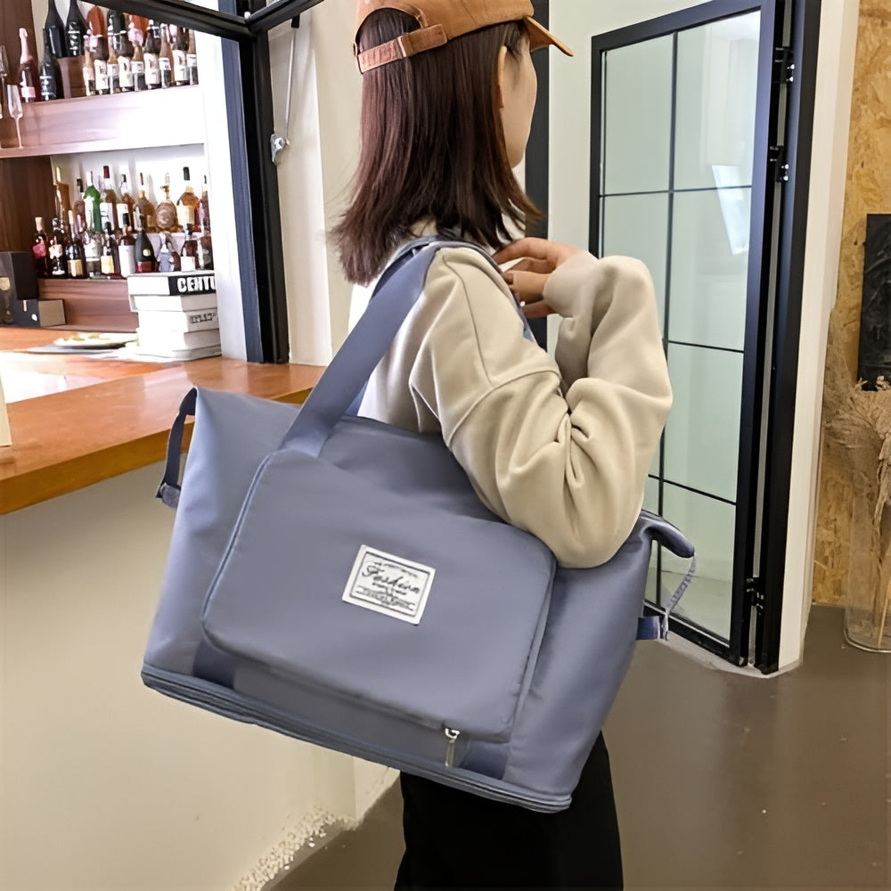 Bolso plegable de gran capacidad para viaje – Vista adicional – Disponible en NQLN Store Venezuela