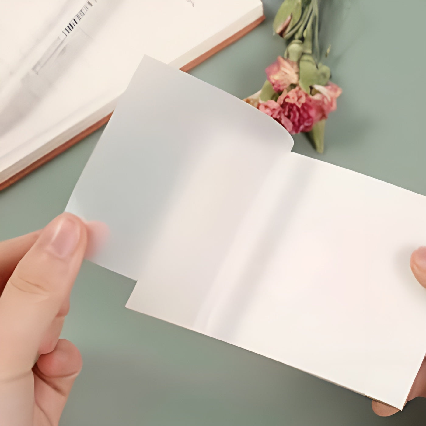 Notas adhesivas transparentes – Detalle de calidad y acabado – NQLN Store