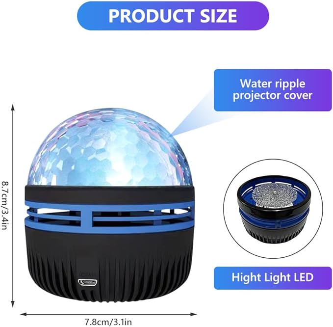Lampara LED Proyector – Vista detalle del producto – NQLN Store