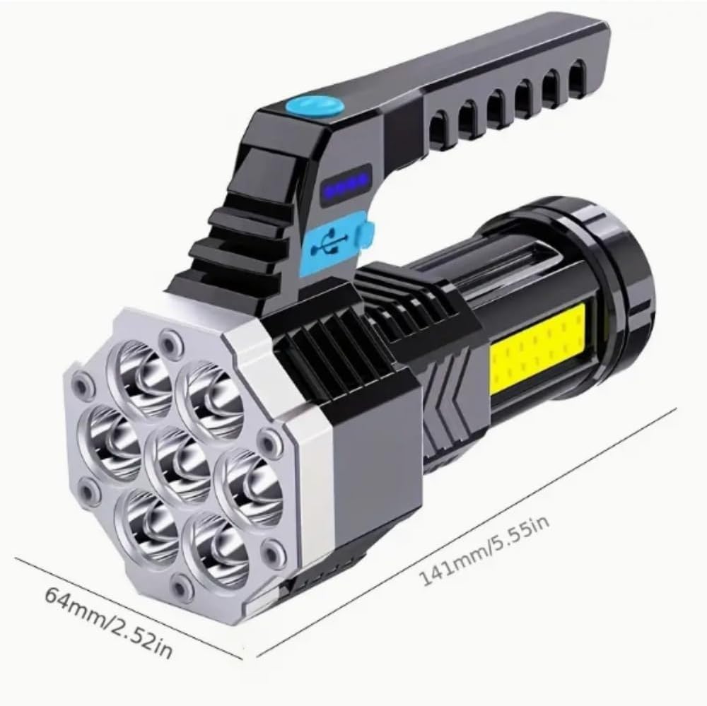 Linternas fuertes de 7 LED recargable por USB – Al mejor precio en NQLN Store Caracas y Margarita