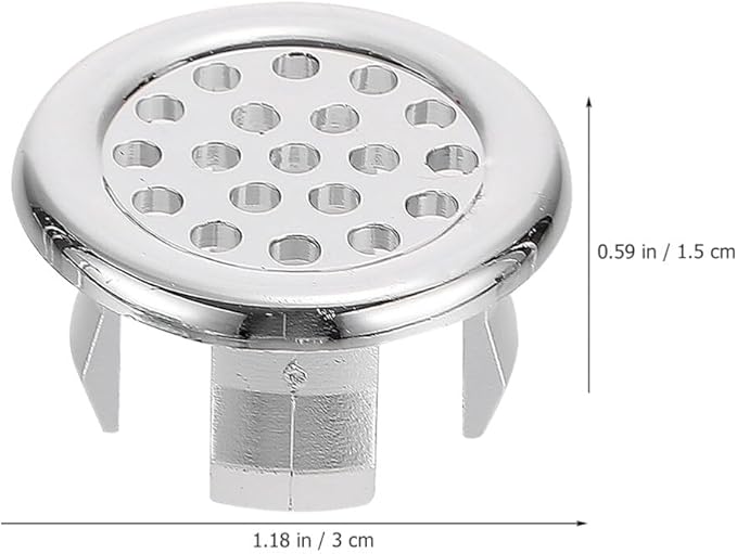 Cubierta para desagüe de lavabo (Pack de 4) – Detalle y presentación – NQLN Store Venezuela